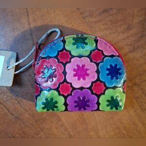 Tranquillo Multi-Colored Zippered Change Purse GB058